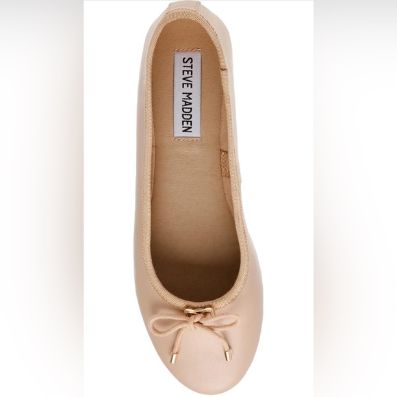 Steve Madden Women's Blossoms Ballet Flat - Natural Leather Size 6 - Picture 5 of 8